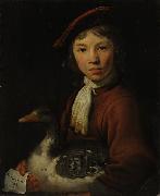 Jacob Gerritsz Cuyp A Boy with a Goose china oil painting reproduction